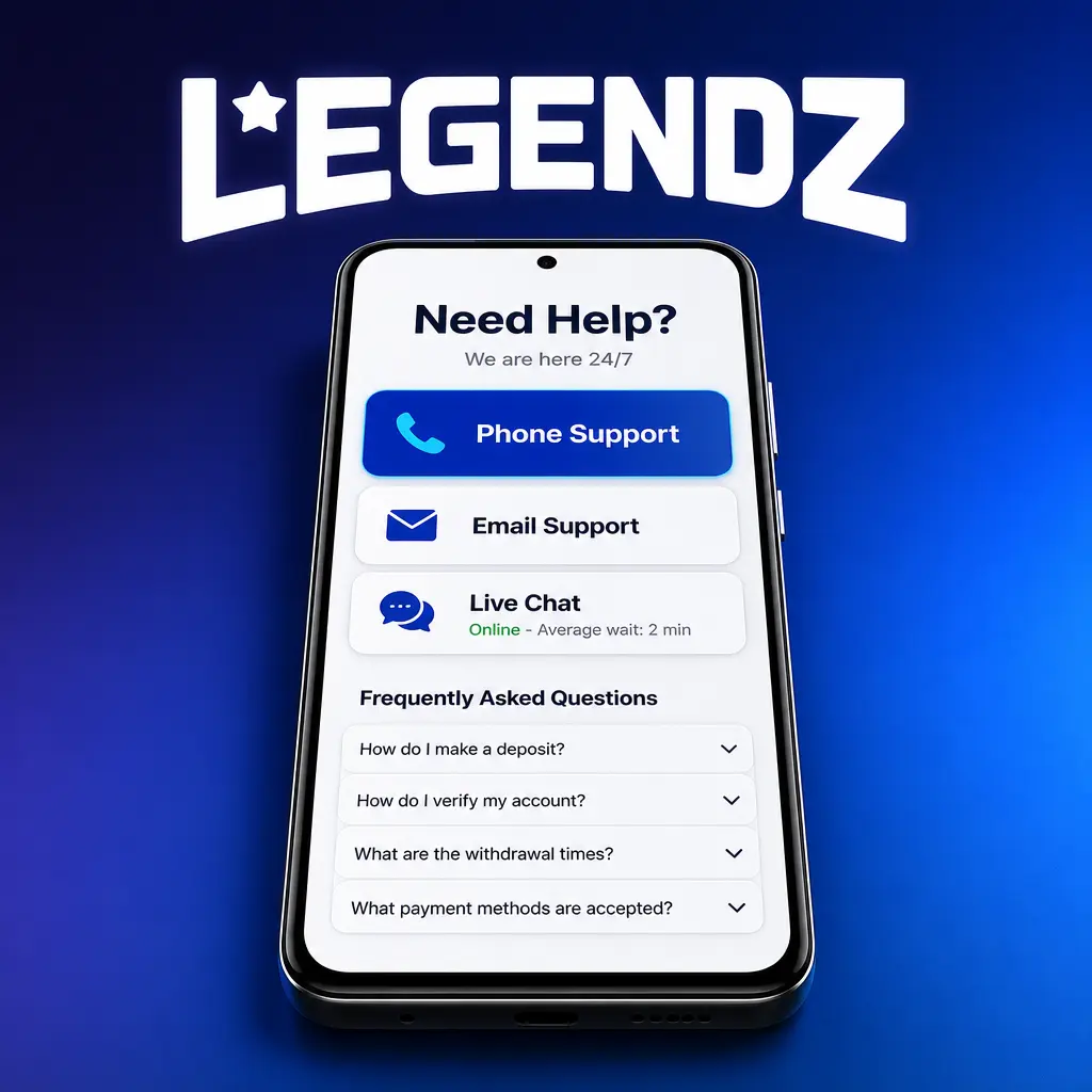 Phone Support Panel Graphics on Mobile Screen