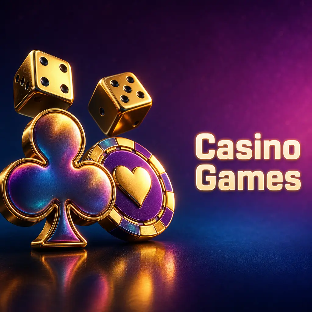 Casino Games Suit layout and dice