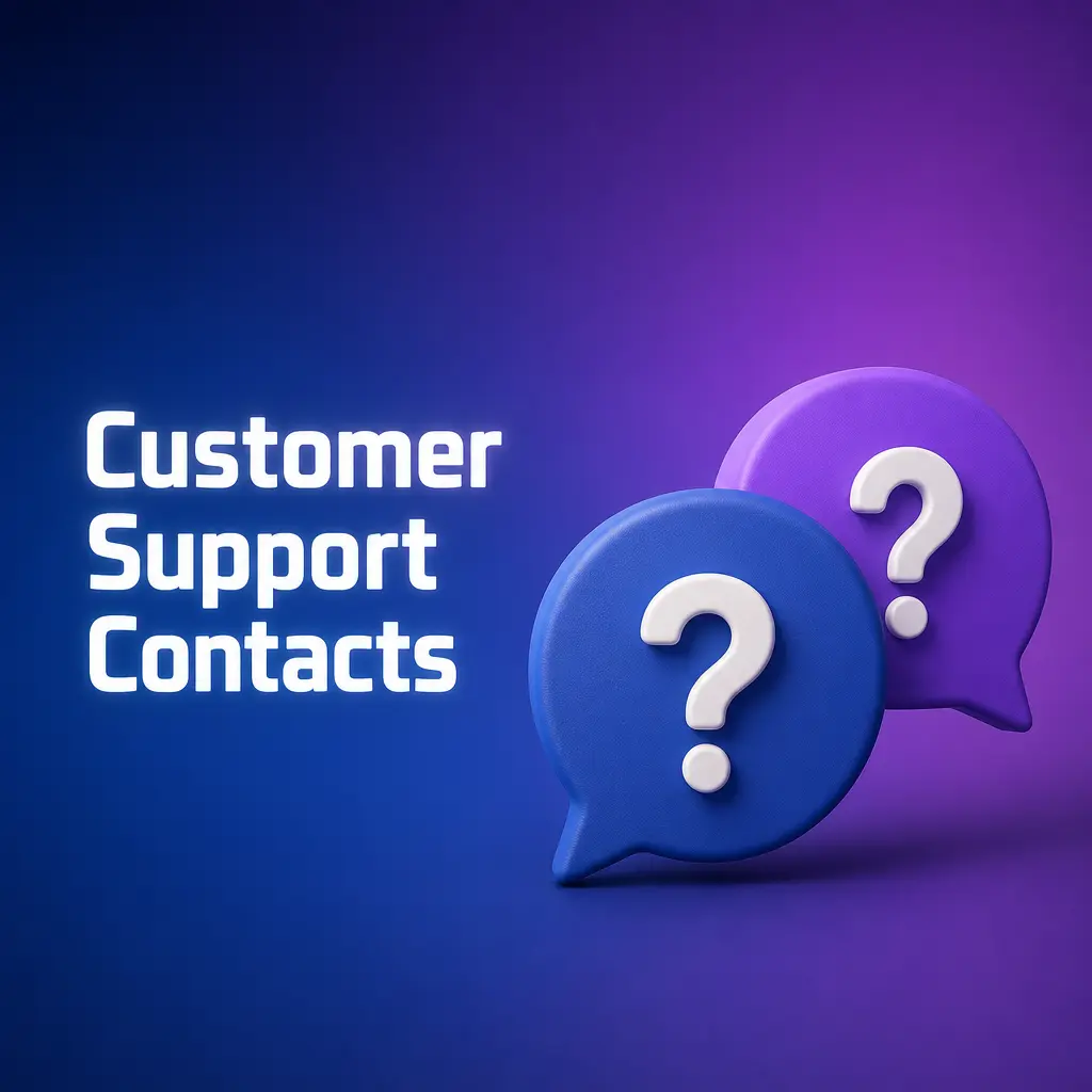 Customer Support Contacts Chat Bubbles
