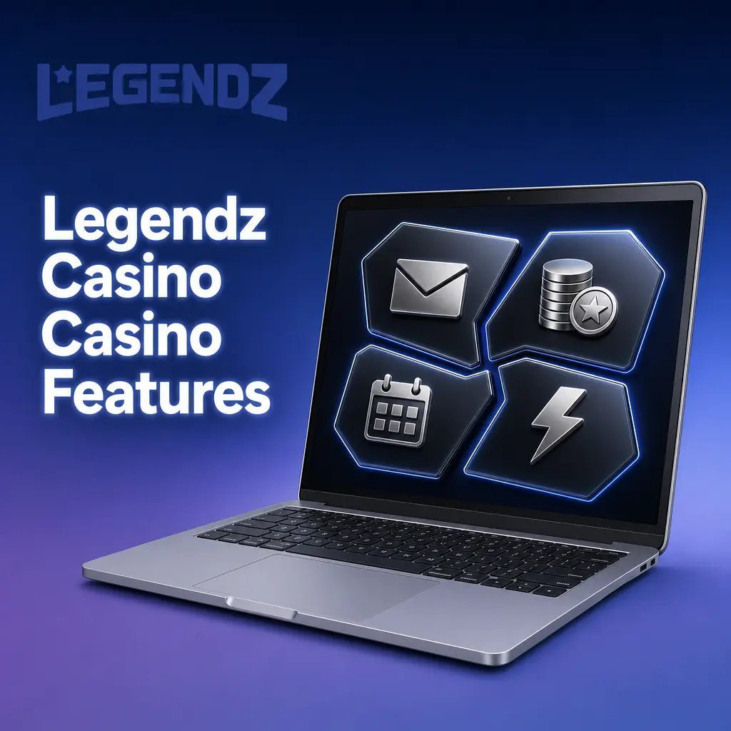 Legendz Casino Casino Features Laptop Display
