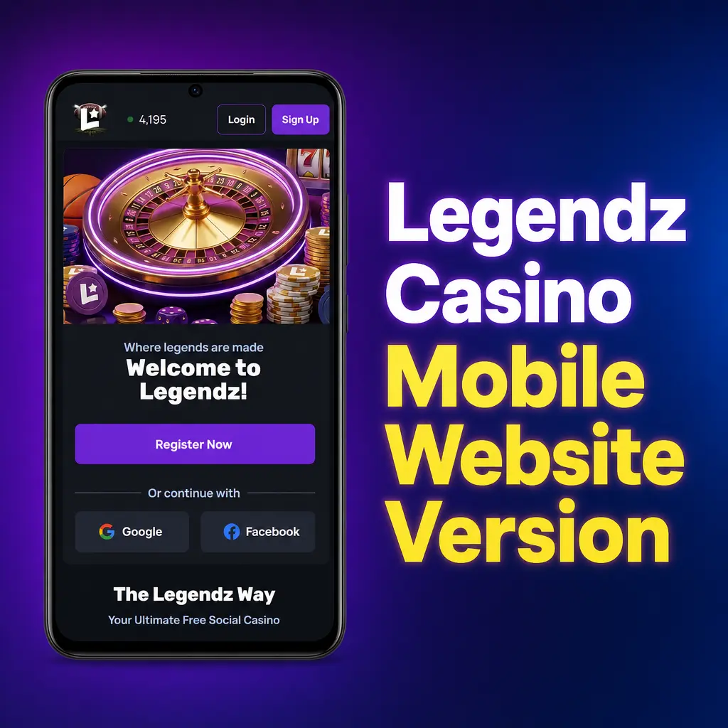 Legendz Casino Mobile Website Version