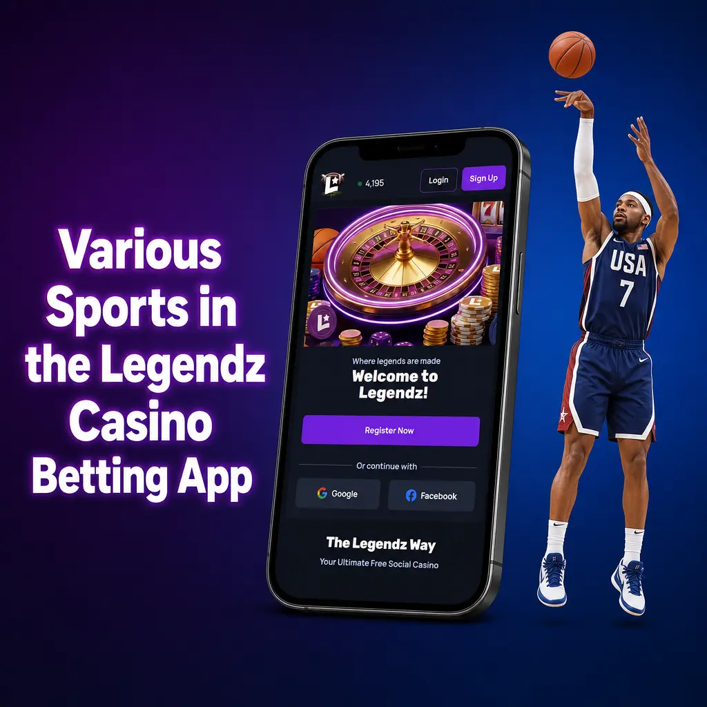 Various Sports in the Legendz Casino Betting App